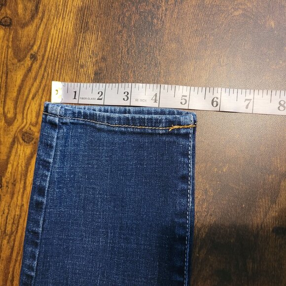 American Eagle Jeans 2 R Low Rise Skinny Medium Dark Wash Stretch Denim - Picture 10 of 11